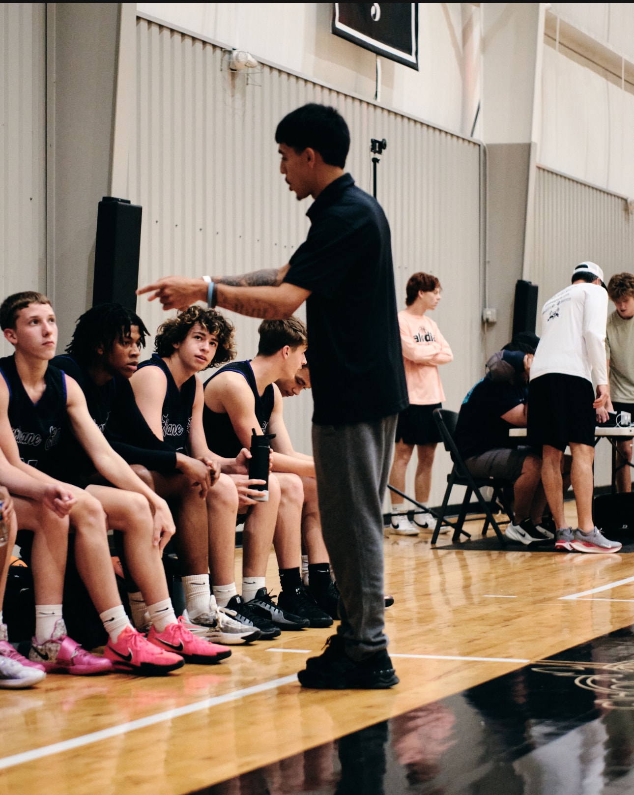 Hurricane Elite players on being coached on bench
