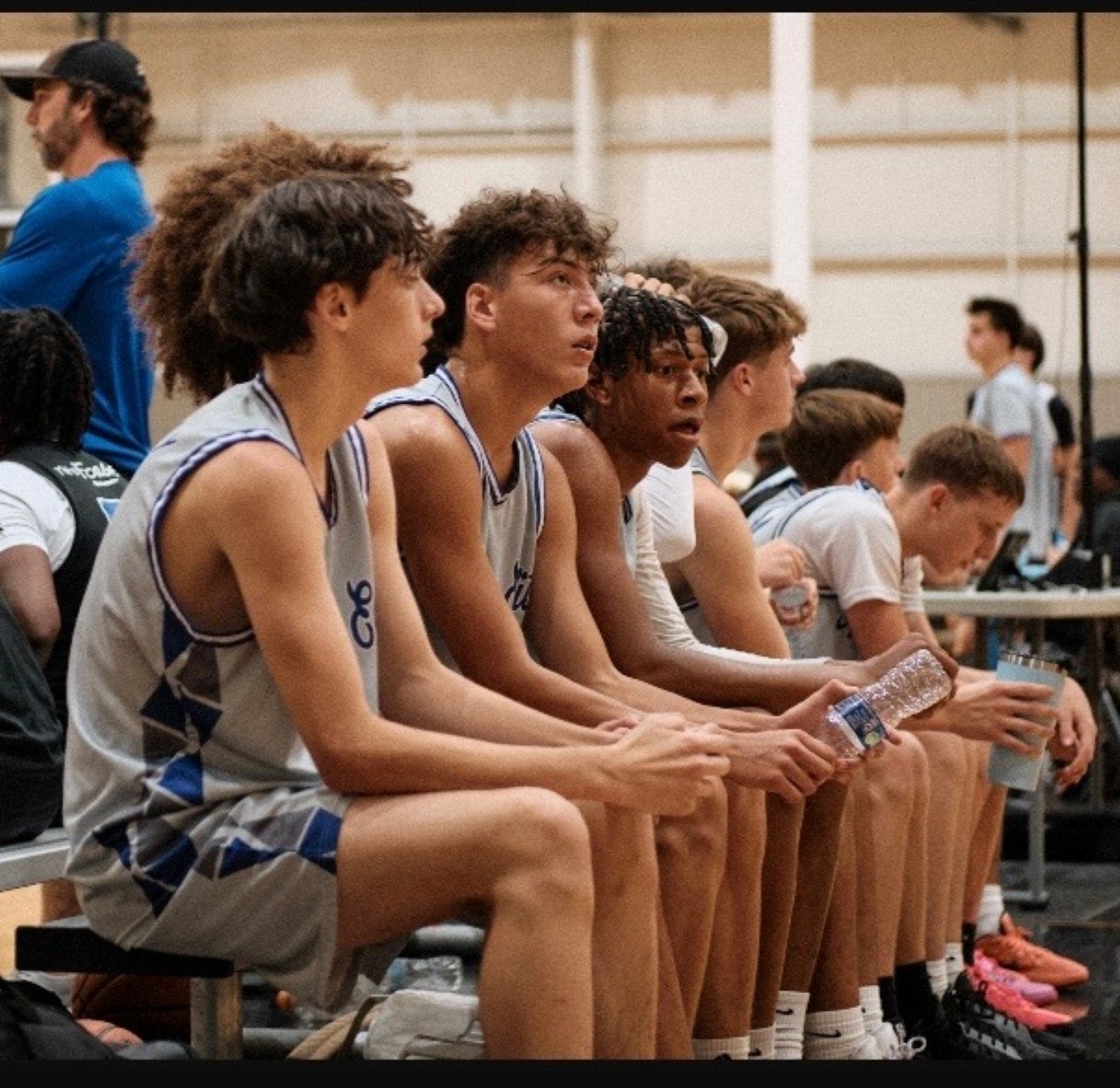 Hurricane Elite team in timeout